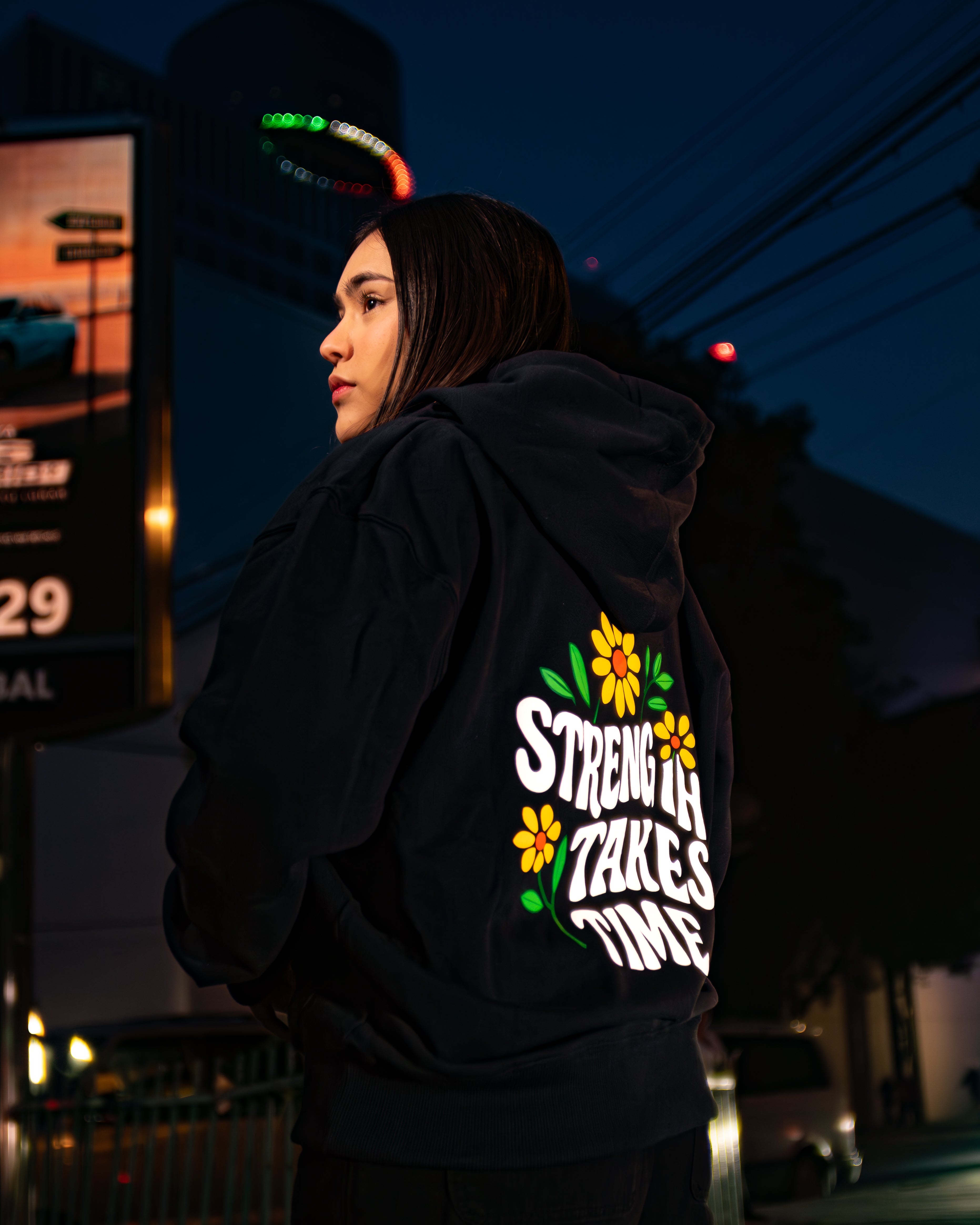 Hoodie - Strenght Takes Time